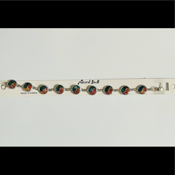 👋 3/$15 FASHION JEWERLY YING YANG BRACELET NWT - Picture 2 of 4